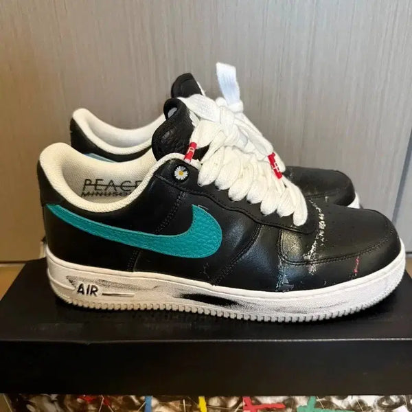 [BUNJANG] Nike x PEACEMINUSONE Air Force 1 Low Para-noise 3.0 Black & Multicolor (270mm) / 나이키 x 피스마이너스원 에어포스 1 로우 파라노이즈 3.0 블랙 앤 멀티컬러270mm