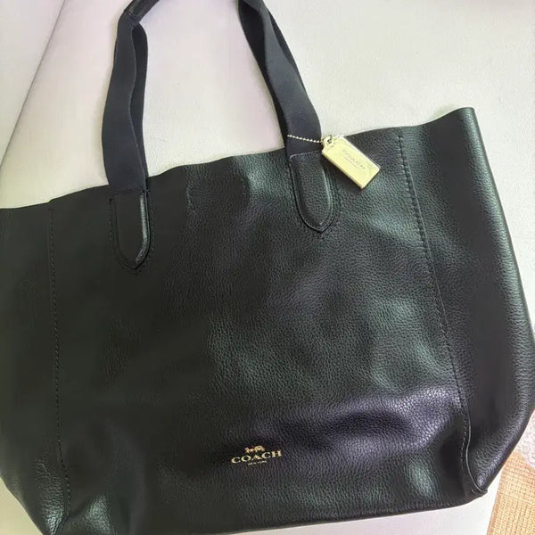 [BUNJANG] Coach Leather Shopper Bag Shoulder Tote / 코치 레더 쇼퍼백, 숄더백 겸 토트백
