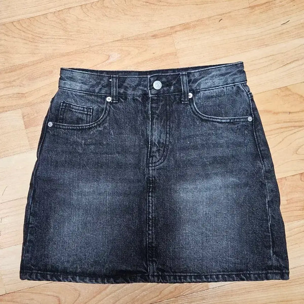 [BUNJANG] Spao Denim Mini Skirt Black M / 급처)스파오 데님 미니 스커트 M사이즈 블랙