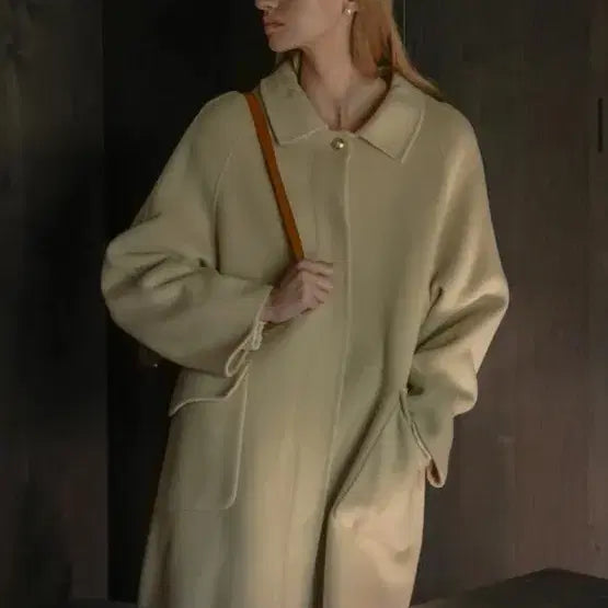 [BUNJANG] Til's Eye Ivory Beige Coat / 35만대) 틸아이다이 아이보리 베이지 코트