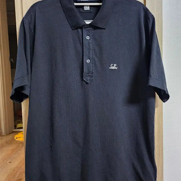 [BUNJANG] C.P. Company Black Short Sleeve Polo T-Shirt Size M / C.P.컴퍼니 반팔 카라티 M
