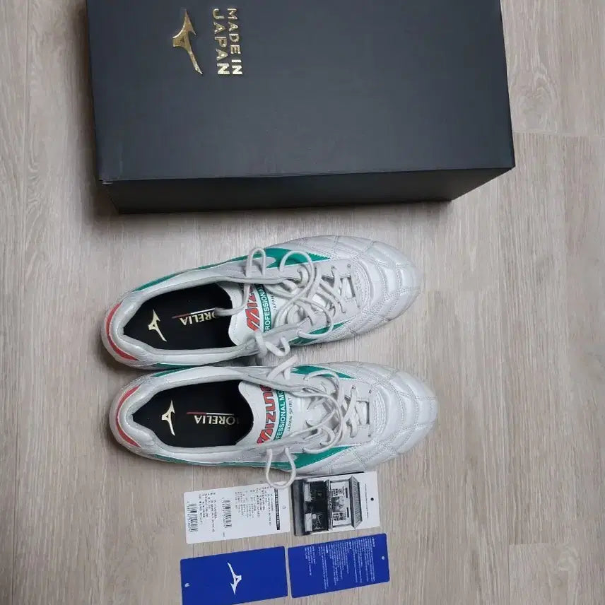 [BUNJANG] Mizuno Morelia II JPN AG Cross Stitch Football Boots 275mm (Mint Condition) / 미즈노 모렐리아 II JPN AG 크로스스티치 축구화 275mm(S급/1회 실착)