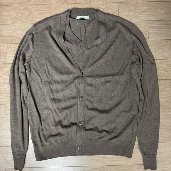 [BUNJANG] Noir Layered Cashmere Blend Cardigan / (50) 노이어 레이어드 캐시미어블렌드 가디건