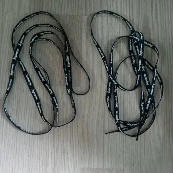 [BUNJANG] Supreme Shoelaces Black / 정품 슈프림 신발끈 블랙