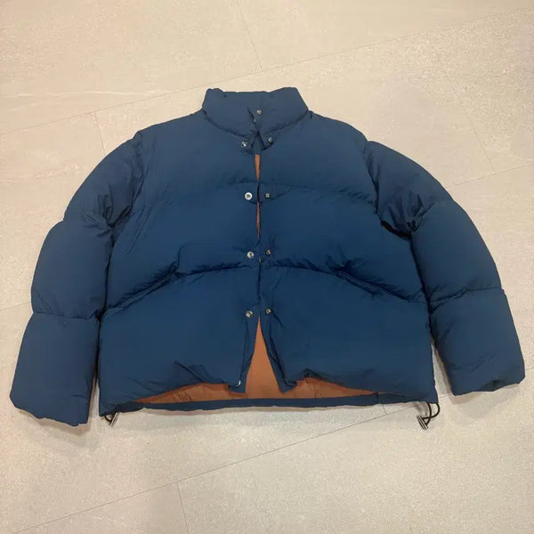 [BUNJANG] Acne Studios Short Puffer Jacket Navy Size 48 / 아크네 숏패딩 48