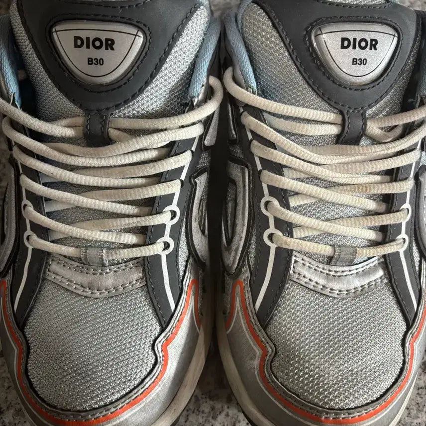 [BUNJANG] Dior B30 Sneakers Silver Size 260 / 디올 B30 스니커즈 실버 260