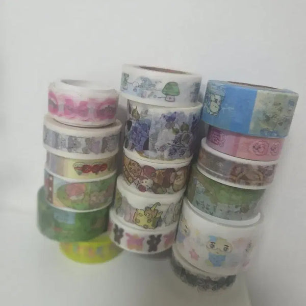 [BUNJANG] Masking Tape Bundle Set for Journaling / 마테 일괄 다꾸
