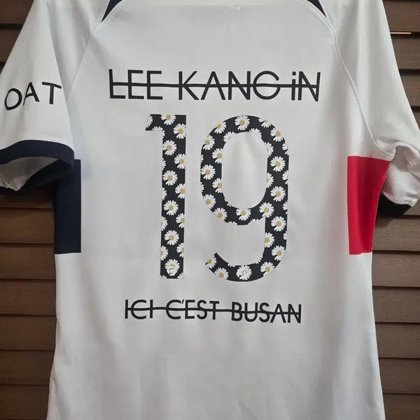 [BUNJANG] Paris Saint-Germain 23-24 Away Authentic Jersey Lee Kang-in Edition (Size S/95) / 23-24 파리생제르망 이강인 유니폼 피스마이너스원