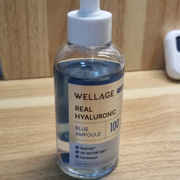 [BUNJANG] Wellage Real Hyaluronic Blue 100 Ampoule 75ml / 웰라쥬 리얼히알루로닉블루100앰플 75ml