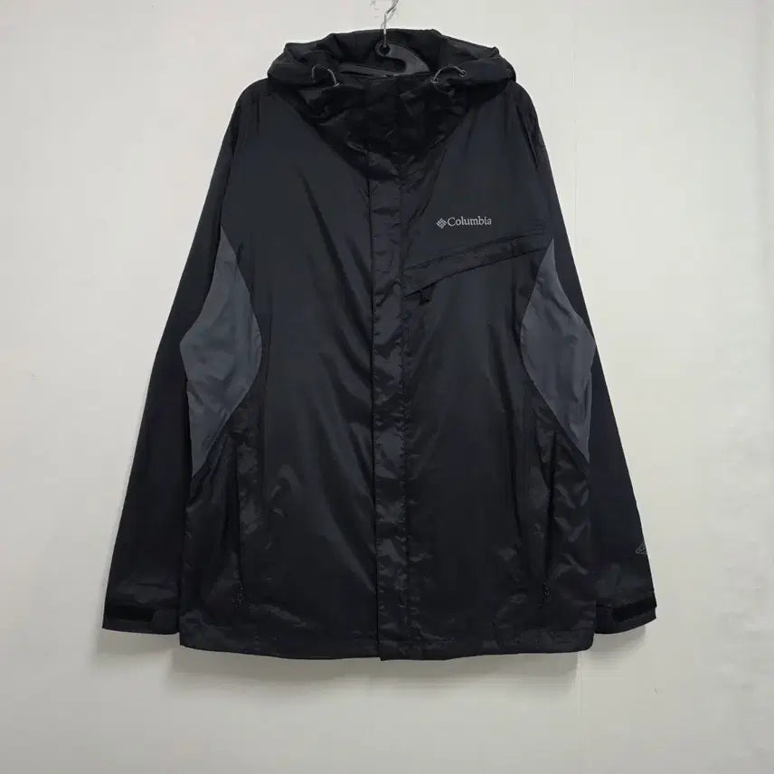 [BUNJANG] Columbia L Charcoal Color Block Gore-Tex Windbreaker / L 컬럼비아 차콜 배색 고프코어 바람막이