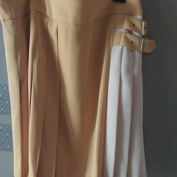 [BUNJANG] Lucky Chouette Midi Skirt Beige Size 38 / 럭키슈에뜨  스커트 38사이즈
