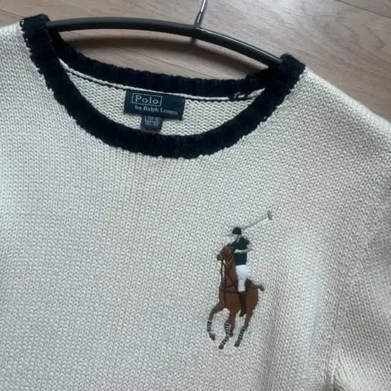 [BUNJANG] PONY Logo Knit Sweater / 빅포니 폴로 니트