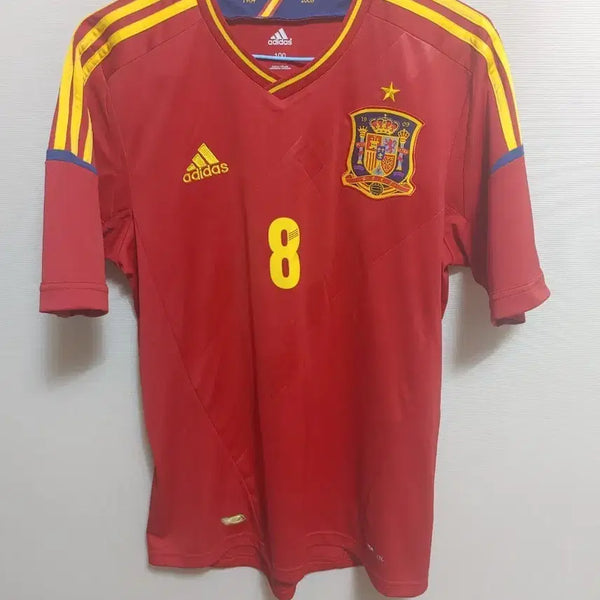 [BUNJANG] Adidas Spain National Team Xavi Jersey (Size M) / 아디다스 스페인 XAVI 국대 유니폼