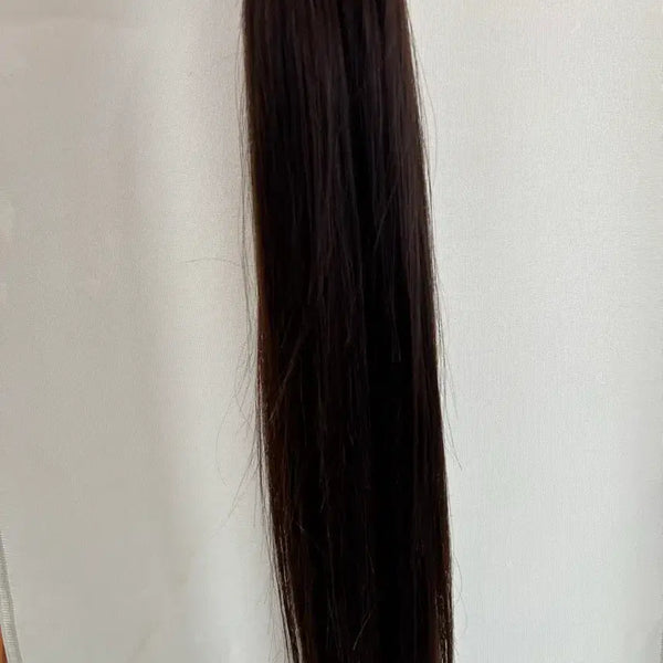 [BUNJANG] 18-inch No-Tip Brown Hair Extensions (104 pieces / 208 strands) / 18인치 노팁붙임머리 브라운 104개(208가닥)
