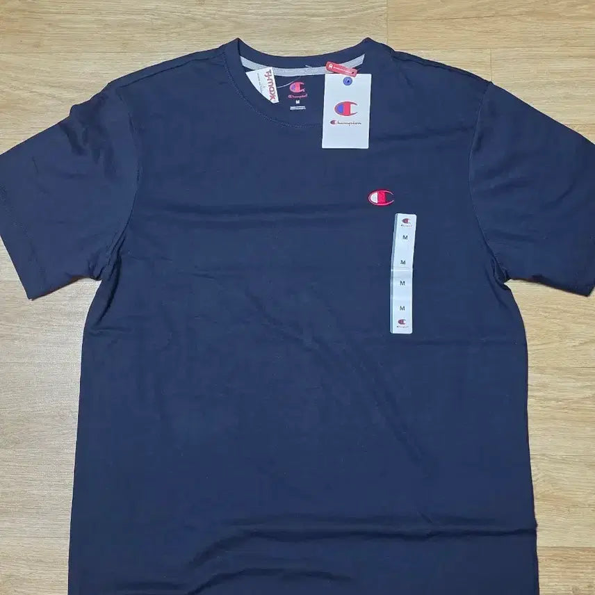 [BUNJANG] Champion Short Sleeve Shirt - Navy Blue (Size M) / 챔피온 반팔 셔츠 새제품