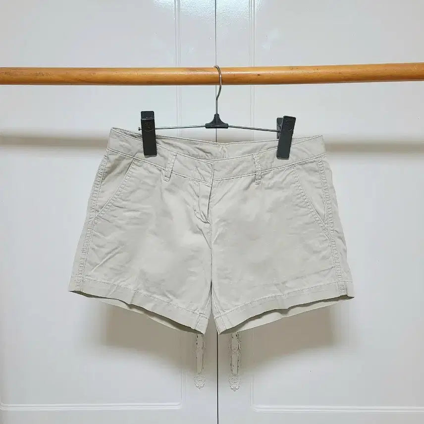 [BUNJANG] Giordano Beige Short Pants / 지오다노 베이지 숏 팬츠 반바지