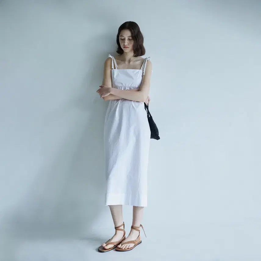 [BUNJANG] hehr Cotton Dress White / hehr 코튼 원피스