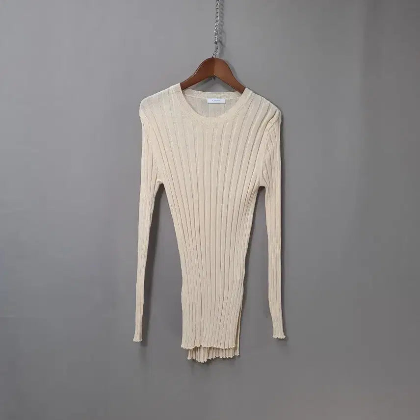 [BUNJANG] BLOSSOM Rayon 86% Ribbed Long Knit / BLOSSOM 레이온 86% 골지 롱 니트
