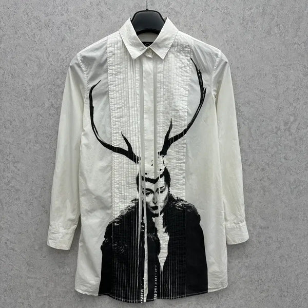 [BUNJANG] Alexander McQueen Women's Pleated Shirt Size 90/S / 90 알렉산더맥퀸 아카이브 여자 플리츠 셔츠