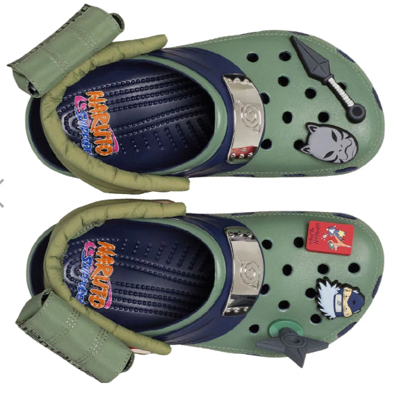 [BUNJANG] Naruto Kakashi Crocs Clog Shoes (Size 290) / 나루토 카카시 크록스 클로그 290 신발