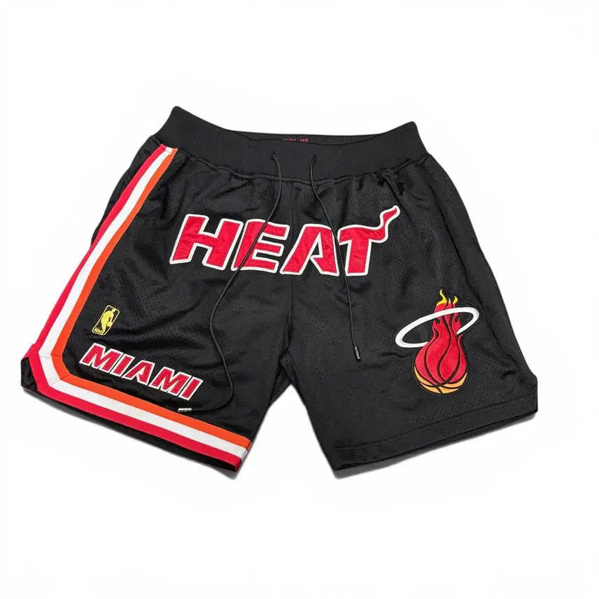 [BUNJANG] Just Don Miami Heat 96-97 NBA Basketball Shorts / L JUST DON NBA 96-97 마이애미 히트 농구 쇼츠 반바지 유니폼