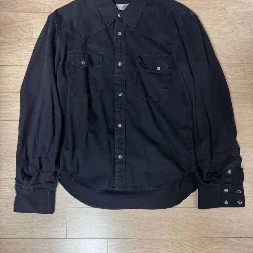 [BUNJANG] Elwood Western Shirt Black / (46) 엘무드 웨스턴셔츠 블랙