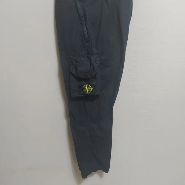 [BUNJANG] Stone Island Cargo Summer Pants Black / 스톤아일랜드 카고 여름 바지 블랙