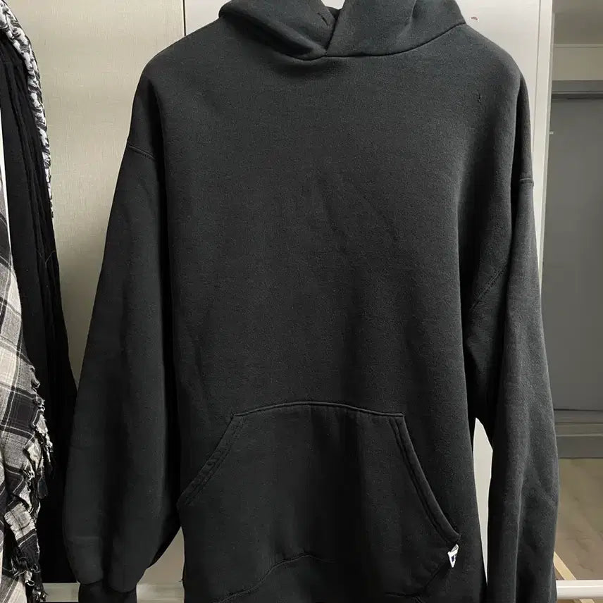 [BUNJANG] 90s Vintage Russell Athletic USA Made Black Hoodie L / 90s 빈티지 러셀 후드 블랙 L made in USA