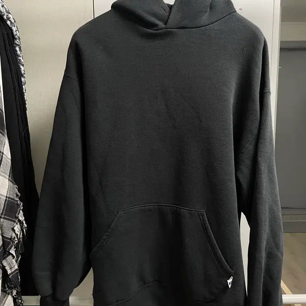 [BUNJANG] 90s Vintage Russell Athletic USA Made Black Hoodie L / 90s 빈티지 러셀 후드 블랙 L made in USA