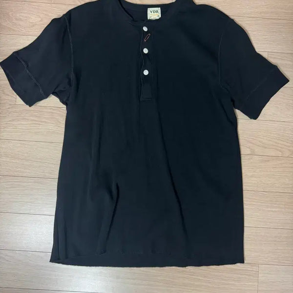 [BUNJANG] VDR Henry Neck T-Shirt Black / (L) 비디알 헨리넥 티셔츠 블랙