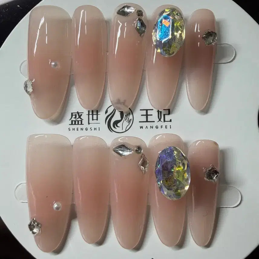 [BUNJANG] Nail Tips - Size M (Set of 48) / 네일팁 판매 길이 3 사이즈 M (48)