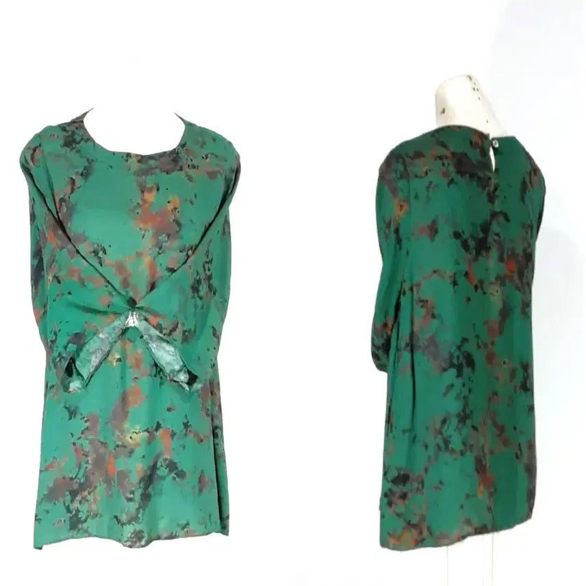 [BUNJANG] Raycool Rayon Blouse Size 66 Length 60 / 레이쿨/인견블라우스 / 통통66 /기장60