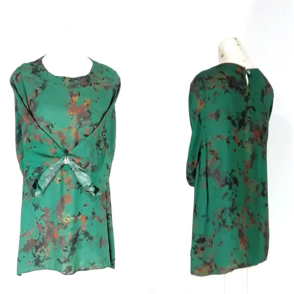 [BUNJANG] Raycool Rayon Blouse Size 66 Length 60 / 레이쿨/인견블라우스 / 통통66 /기장60