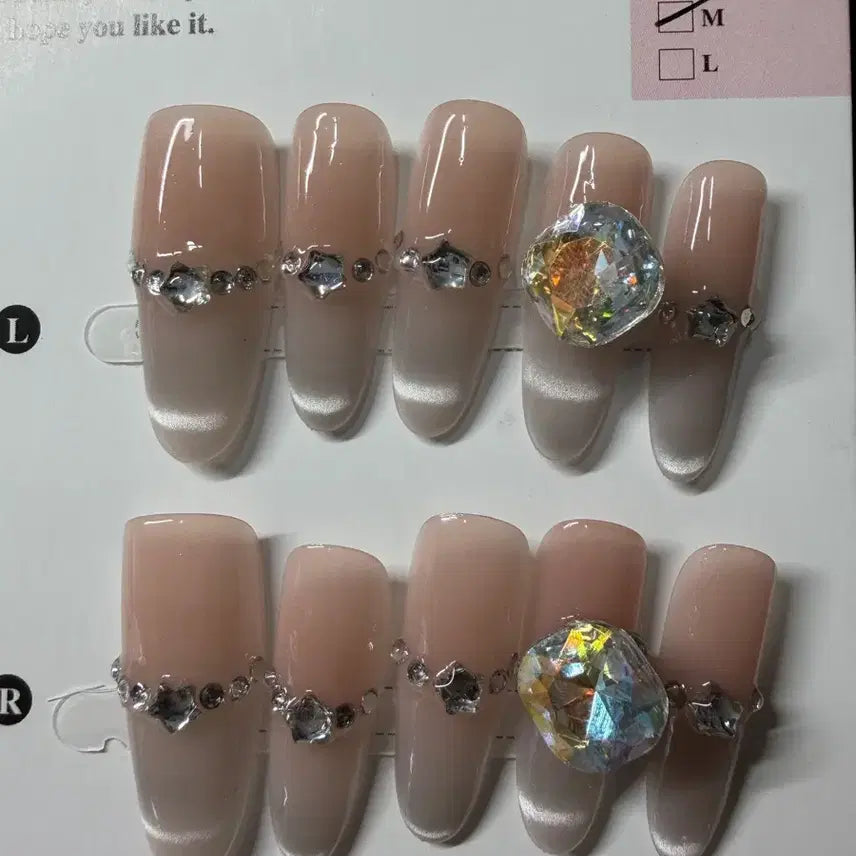 [BUNJANG] Nail Tips Set - Size M (50 pieces) / 네일팁 판매 길이 3 사이즈 M (50)