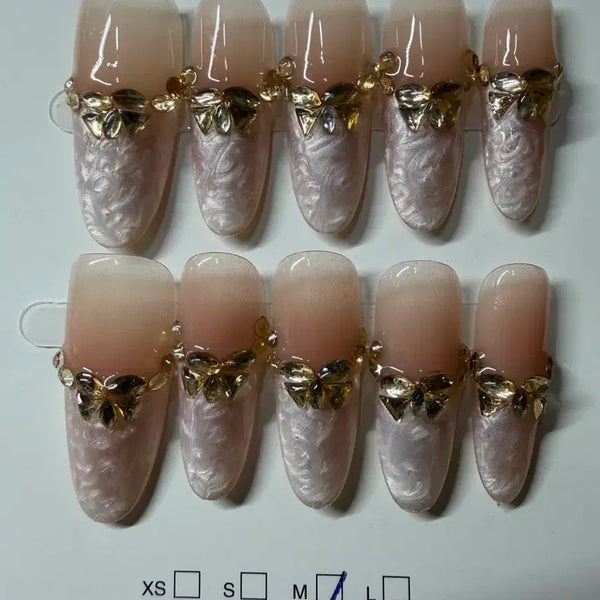 [BUNJANG] Nail Tips - Size M (3 Sizes) / 네일팁 판매 길이 3 사이즈 M (51)