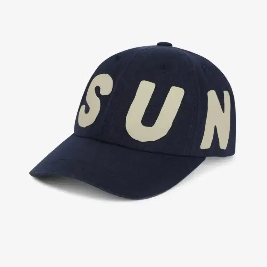 [BUNJANG] Sunlove Navy Cotton Cap / 썬러브 모자 네이비