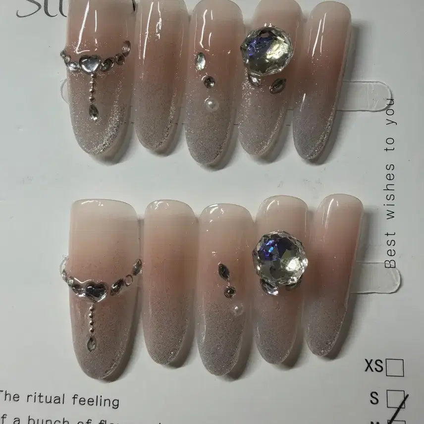 [BUNJANG] Nail Tips - Size M (3 Sizes) / 네일팁 판매 길이 3 사이즈 M (52)