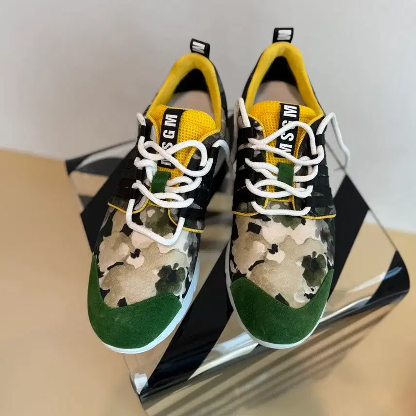 [BUNJANG] MSGM Camouflage Suede Sneakers / MSGM 스니커즈(새상품)