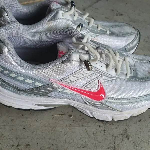 [BUNJANG] Nike Silver Pink Sneakers / 나이키 운동화 실버 핑크