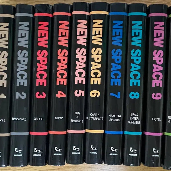 [BUNJANG] NEW SPACE Interior Design Book Collection (10 Volumes) / NEW SPACE 인테리어책 전권 일괄판매