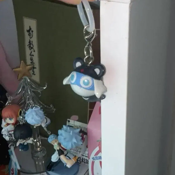 [BUNJANG] Dororo Half-Moon Bear Mejirushi Keyring / 도로로 반달가슴곰 메지루시 키링
