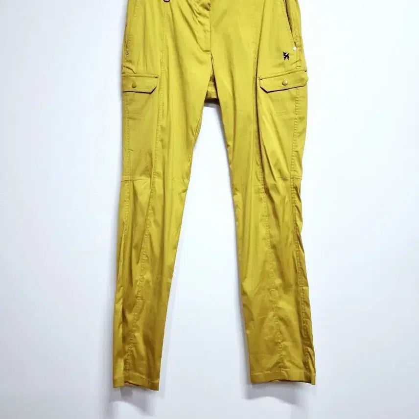 [BUNJANG] BTR Women's Yellow Cargo Pants XL / BTR 여성 카고 팬츠 옐로우