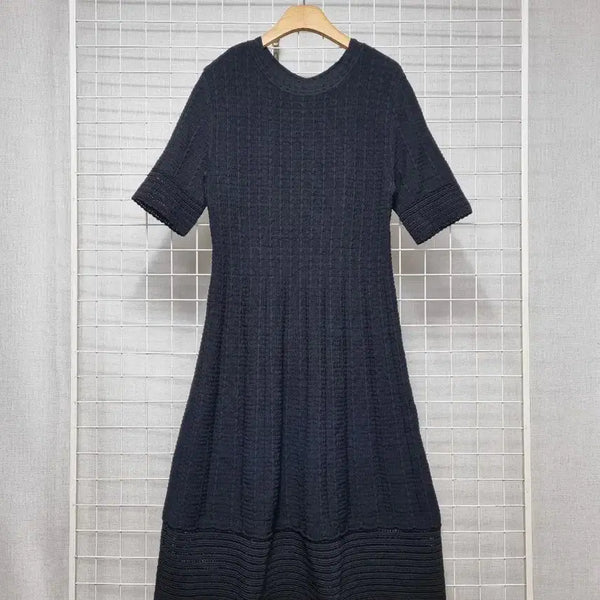 [BUNJANG] SJSJ Black Knit Dress / 한섬 SJSJ 블랙 니트원피스