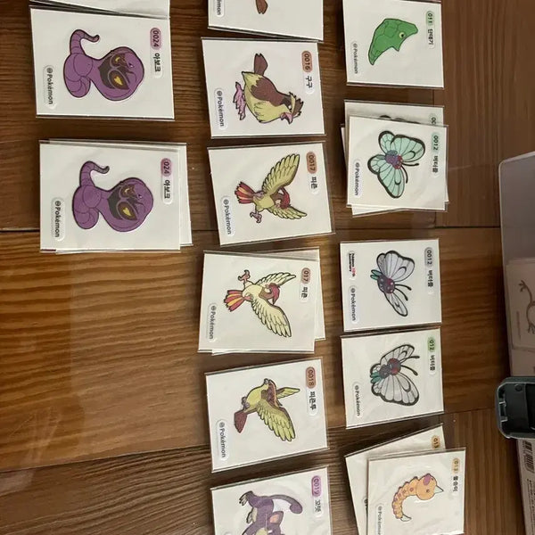 [BUNJANG] Pokemon Stickers - Various Types Available / 포켓몬 띠부씰 종류 많아요!