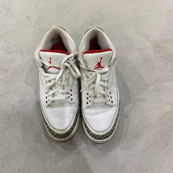 [BUNJANG] Nike Air Jordan 3 Retro White / 나이키 에어 조던 3 레트로 흰색 275