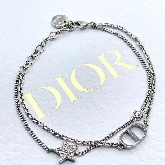 [BUNJANG] Dior Petit CD Star Bracelet Silver / 디올 CD 스타 팔찌 Petit CD
