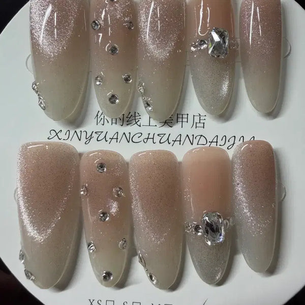 [BUNJANG] Nail Tips Set (3 Sizes, L) / 네일팁 판매 길이 3 사이즈 L (56)