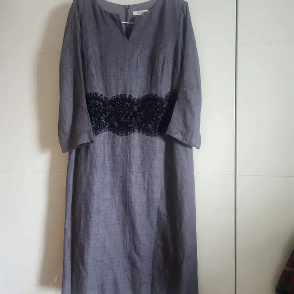 [BUNJANG] Bicolicque Linen Dress Navy / 비꼴리끄 린넨원피스66
