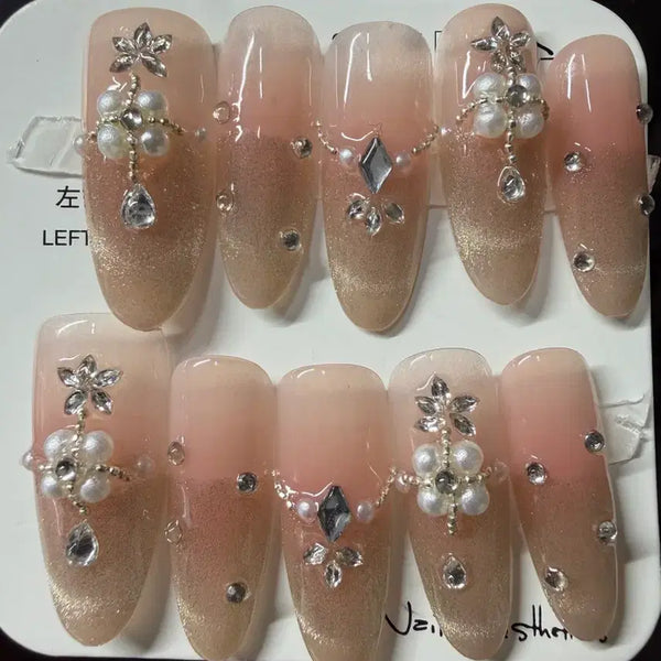 [BUNJANG] Nail Tips Set (Size L, 3 Lengths) / 네일팁 판매 길이 3 사이즈 L (57)