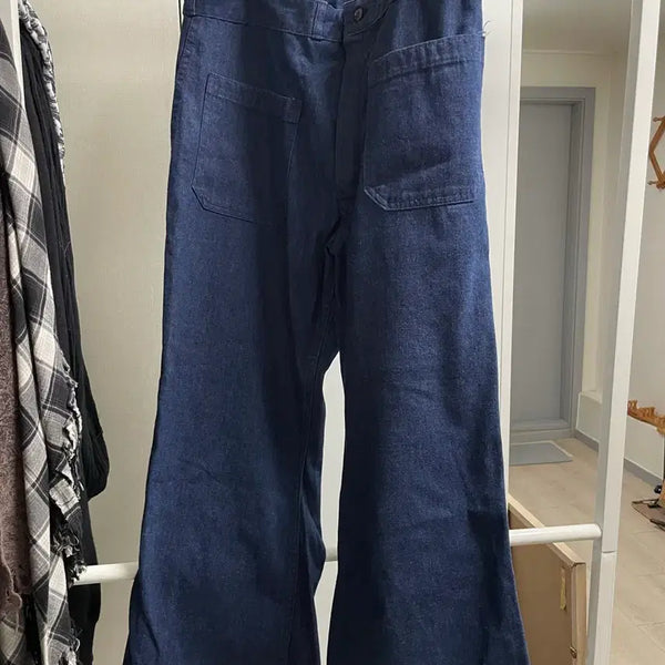 [BUNJANG] US Navy Seafarer Flare Denim Pants / 미해군 seafarer 플레어 데님 팬츠